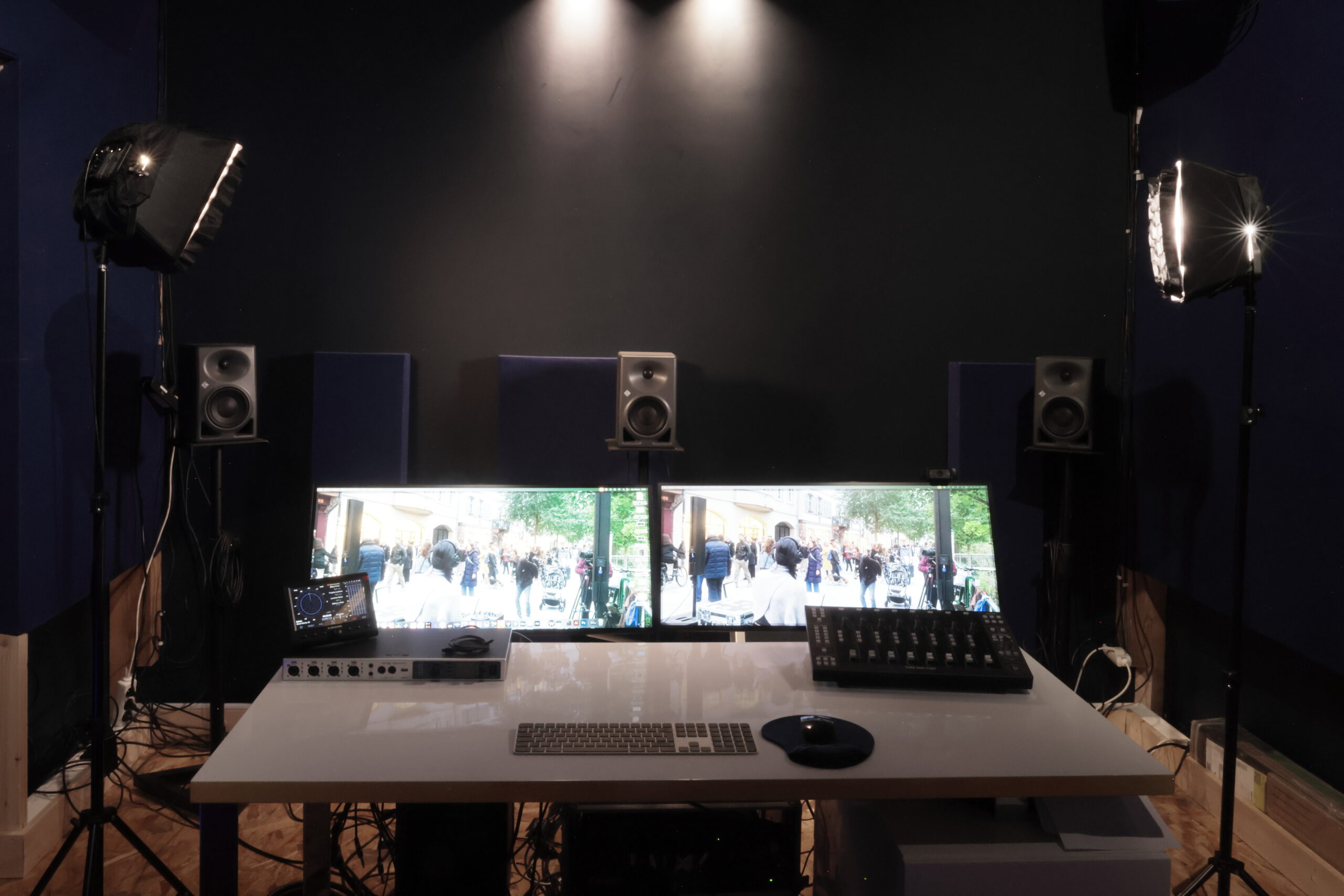 Studio D de montage audiovisuel au Studio Labut à Strasbourg