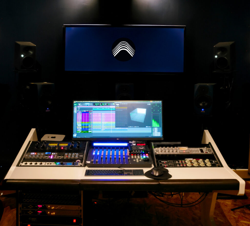 outils de mixage du Studio B au Studio Labut