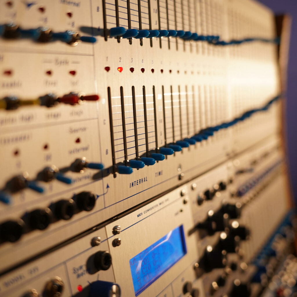 Interface du synthétiseur modulaire Buchla