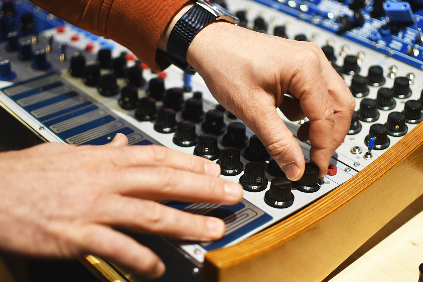 Buchla au studio Lab'Ut